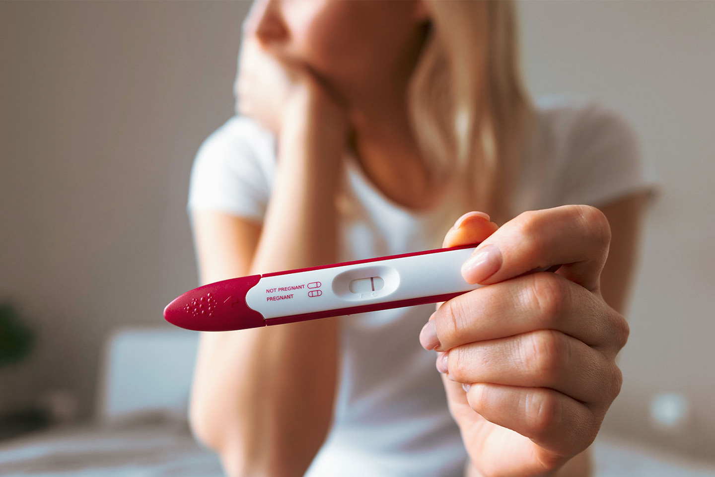 тест за бременност с отрицателен резултат при жени от Catafertyl